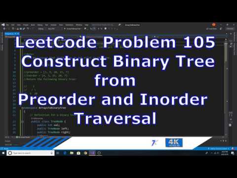Leet Code Problem 105 Construct Binary Tree from Preorder and Inorder ...