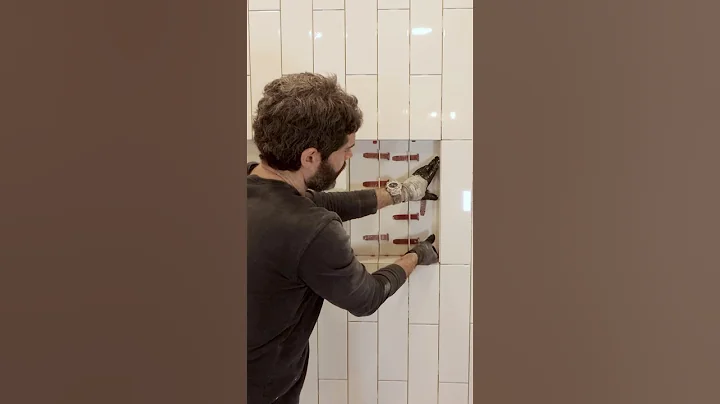Tile Shower Niche Tips - #shorts #tileshower #bathroomremodel #homerepairtutor