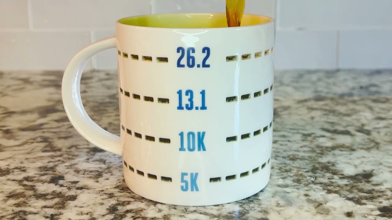 Soleil Home™ Running Porcelain Mug - Distance Challenges