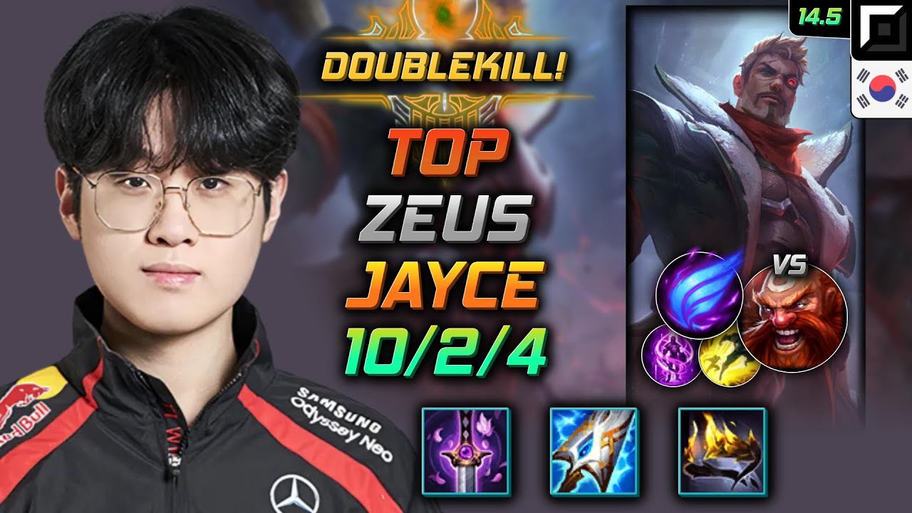  zeus jayce top kr 14 5 youtube