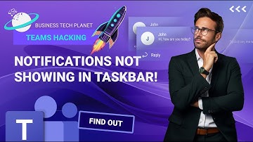 Teams Notifications NOT Showing in Taskbar (Windows & mac)