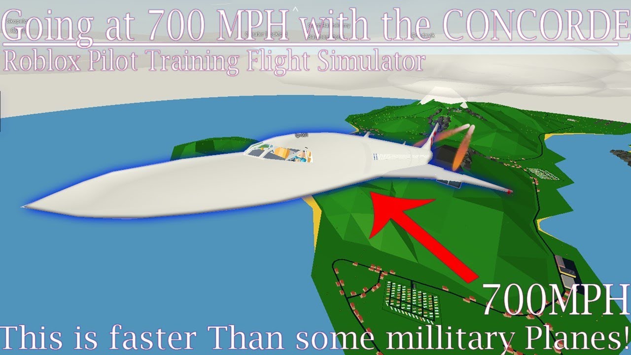 I Flew A Concorde At 700 Mph Pilot Training Flight Simulator Youtube - how to get group access in roblox plane sim