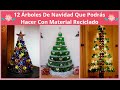 12 Árboles De Navidad Que Podrás Hacer Con Material Reciclado. La Número 3 Te Enamorará