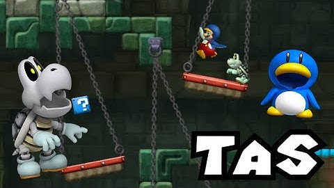 [TAS] New Super Mario Bros. Wii 1-Tower 100% Penguin IL (549.95)