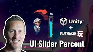 Unity + Playmaker: تحديث قيمة شريط التمرير كنسبة مئوية لنص واجهة المستخدم