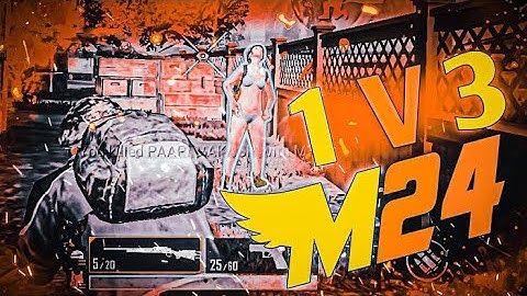 Tdm Challenge | Bgmi M24 Tdm Challenge Solo Vs Squad | 1V3 M24 CHallenge In Tdm Match@dangerzoneyt1210