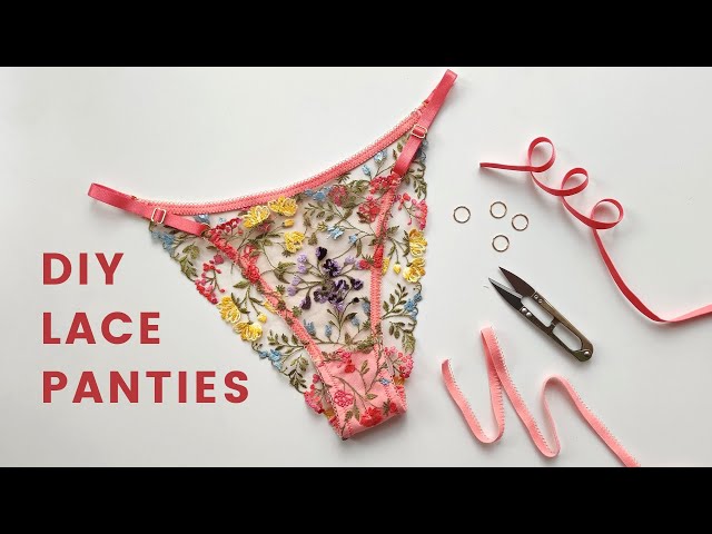 DIY Lace bra / Lingerie making 