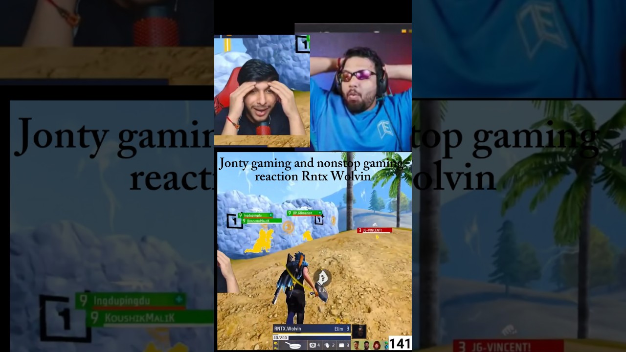 🔥 Jonty Gaming & Nonstop Gaming REACT to RNTX Wolvin – Insane Gameplay Reaction! 