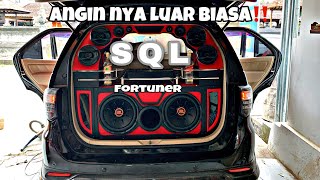 Pemasangan AUDIO MOBIL TOYOTA FORTUNER SQL ‼️dengan lampu RGB‼️ PART 3