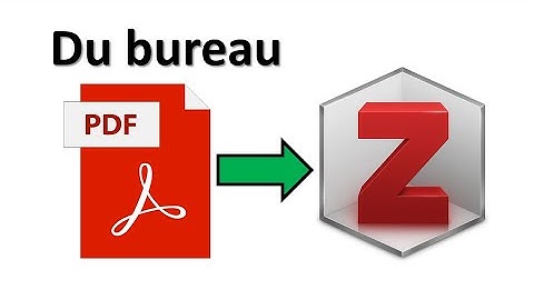 Comment importer des doccuments déjà téléchargés dans Zotero