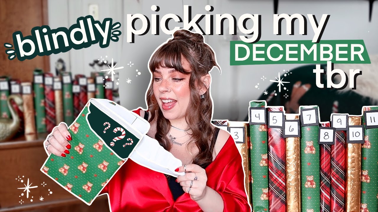 Слепой выбор моей декабрьской книги 🫣🎁👀 BOOKMAS ДЕНЬ 1
