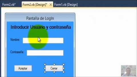Clase 2 Creación de un formulario LogIn en Visual Basic 2010 por Josué Fortis