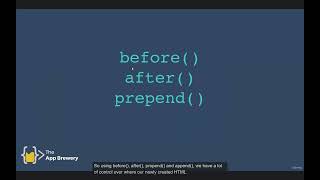 157  Adding and Removing Elements with jQuery