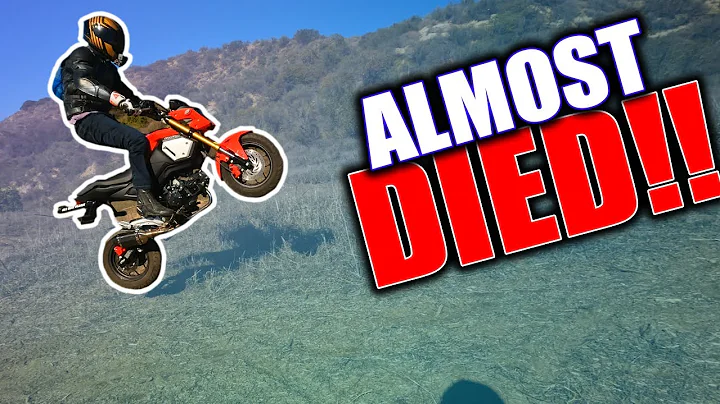 Dude launched his GROM to the MOON!! *SKETCHY* 2022 Honda Monkey POV!