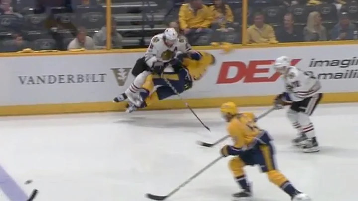 Gotta See It: Keith blasts Arvidsson's helmet off ...