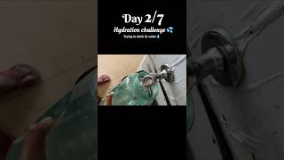 Day 2 | Hydration challenge💧Trying to Glow Up in Hostel Life🌸#healthyhabits #hostellife#challenge