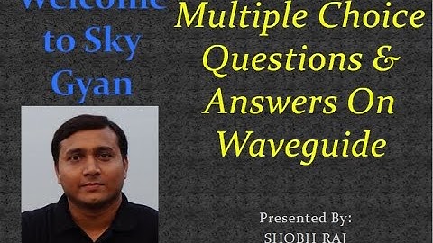 Multiple Choice Q & A on Waveguide l Diploma l Polytechnic l Engineering l SkyGyan