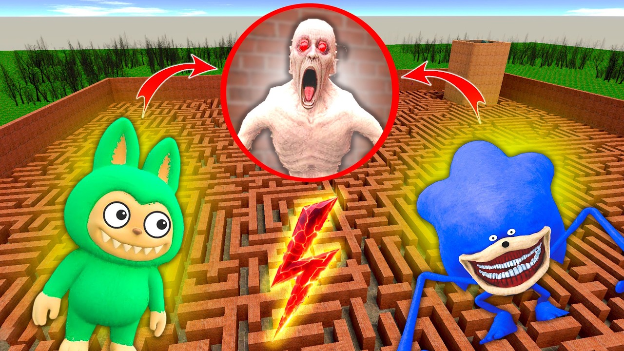 LABUBU vs SCP 096 vs SONIC TAPES | Garry’s Mod Battle
