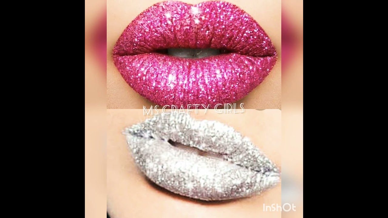 glitter pink vs glitter white gown👗heels 👠nails💅lips👄 eyeshadow cake🎂 watch⌚necklace earrings.......