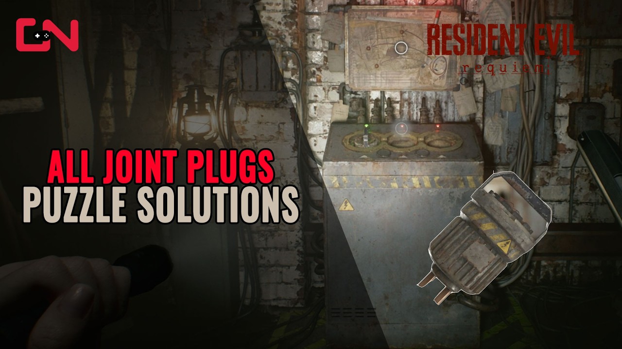 Resident Evil Requiem Joint Plugs Puzzle Solution - RE9 Basement Walkthrough