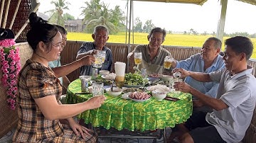 Làm 2 món ăn siêu đặc biệt đãi Chú 6 Ở CANADA cùng các chú về chơi | Khánh Liễu Miền Tây 