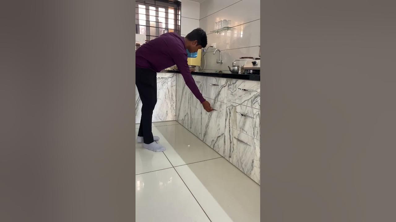 kaka pvc Modular kitchen | Kitchen Design | Furniture Design In Ahmedabad | Low Cost Pvc #shorts