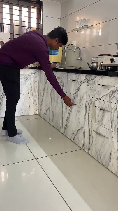 kaka pvc Modular kitchen | Kitchen Design | Furniture Design In Ahmedabad | Low Cost Pvc #shorts