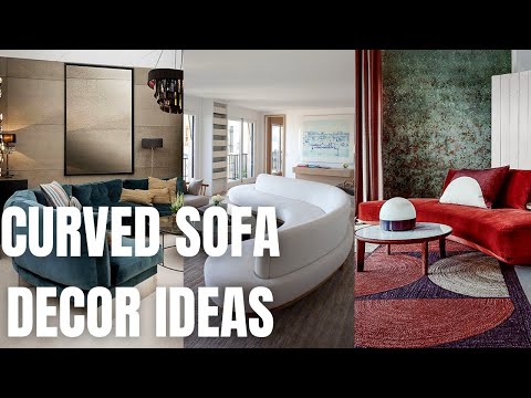 Video: Semicircular sofas - a stylish interior solution