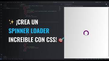✨ Aprende a Crear un Spinner Loader con HTML y CSS | Tutorial Fácil para Principiantes 🚀
