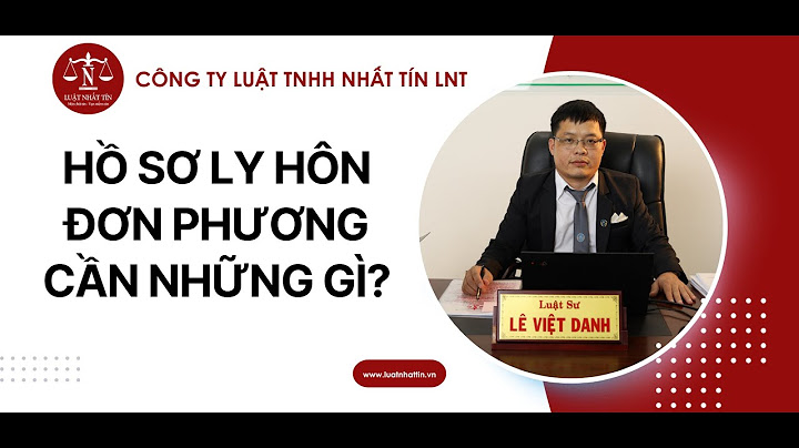 Hướng dẫn đơn ly hôn