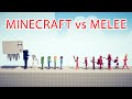 MINECRAFT Team vs MELEE Team - Totally Accurate Battle Simulator TABS