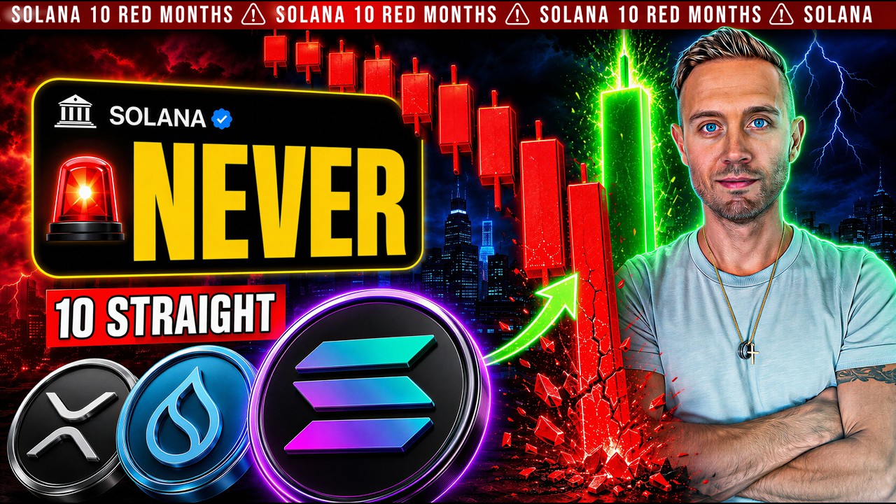 Thumbnail — 10 Red Months! EVERY CRYPTO HOLDER Needs To See This! Here's What Comes Next.