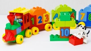 Конструктор Лего поезд с цифрами. Мультфильм про поезд Lego Duplo Number Train считай и играй 10558 Конструктор Лего поезд с цифрами. Мультфильм про поезд Lego Duplo Number Train считай и играй 10558