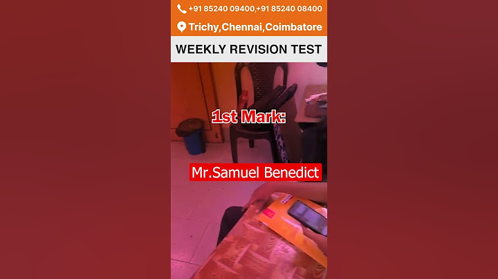 Congrats to Weekly Revision Test Toppers ! - EduSprint Academy –Now in Trichy, Chennai & Coimbatore!