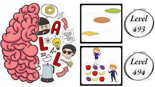 Brain Test All Star : Level 493 , 494 – How to Solve (Walkthrough)