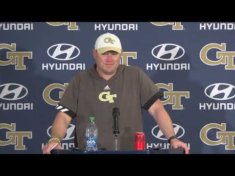 GT Football: Spring Game Coach Key Press Conference