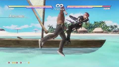 DOA6 Out of Bounds Diego Combo video