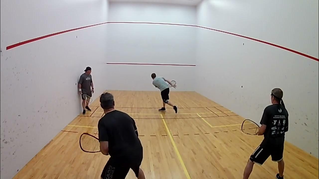 Racquetball Doubles game 3 YouTube