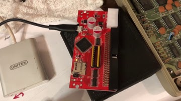 SCSI2SD mod on an Amiga TrumpCard 500