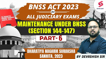 Complete Bharatiya Nagrik Suraksha Sanhita 2023 | BNSS Act for all judiciary exams | Devashish Sir