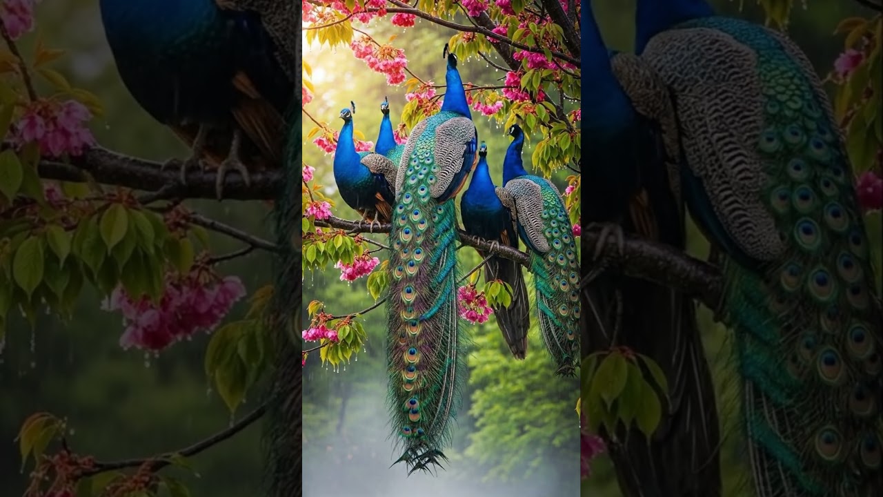 Beautiful Birds Singing & Gentle Rain 🌧️ Relaxing Piano & Guitar for Sleep