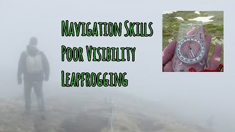 How to Navigate in Poor Visibility using leapfrogging