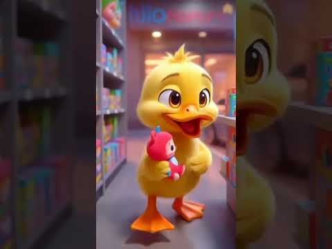 البط ة ولعبتها الكبيرة مع الدبدوب