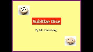 Subitize Practice w/Dice 1-12