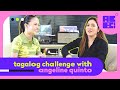 Tagalog Challenge with Ate Angeline Quinto! // AC Bonifacio