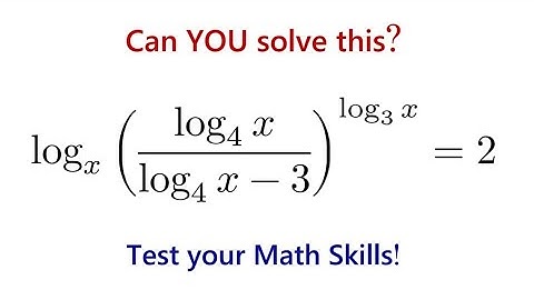 The Most Confusing Log Equation You’ll See Today!