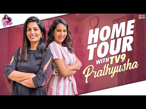 Home Tour With TV9 Prathyusha || Himaja || Hometour || It's Himaja