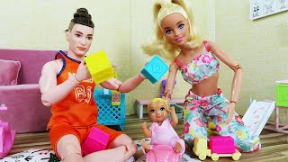 Decorating A Baby Room - Barbie And Ken's Morning Routine