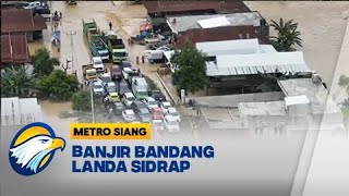 Jembatan Hancur dan Hanyut Akibat Banjir Bandang di Sidrap