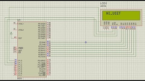 LCD Interfacing Easiest way With 89C51 Using Proteus 8 Professional experiment.